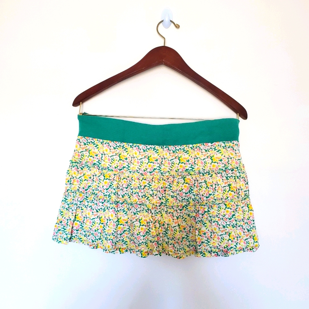Hollister Floral Print Mini Skirt - Size 7